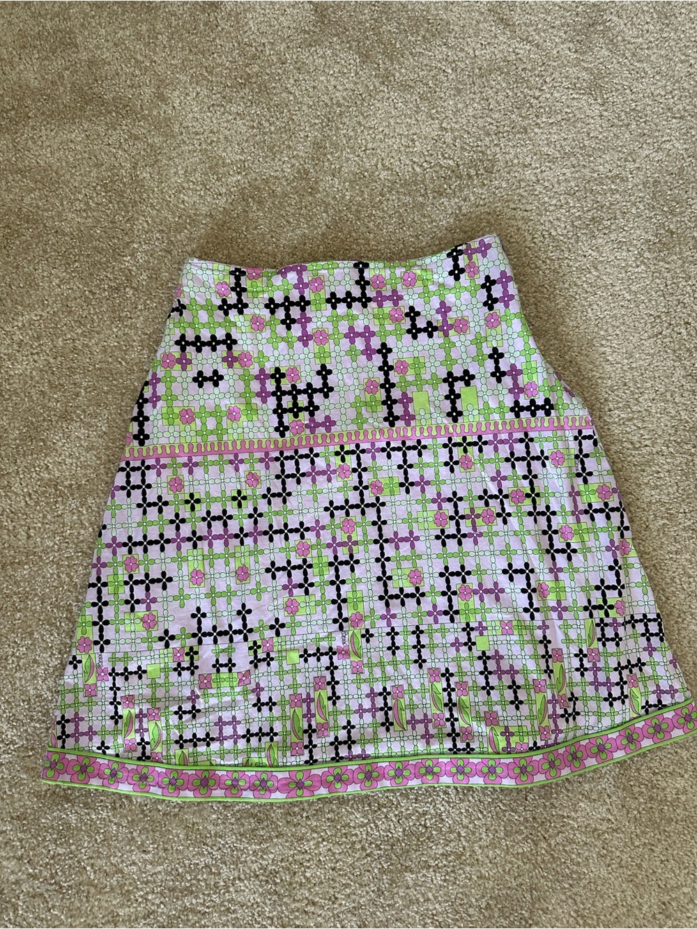 Averado Bessi Printed A-Line Skirt Floral